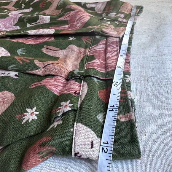 Princess Highway x ModCloth Valley of Llamas Culottes Green AU 6 US 2 - Picture 7 of 9